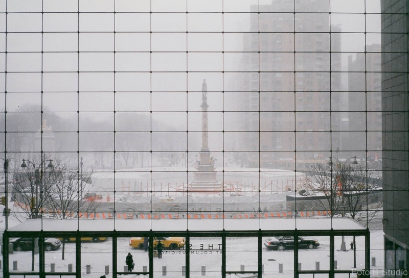 Snow and Yellow Cabs